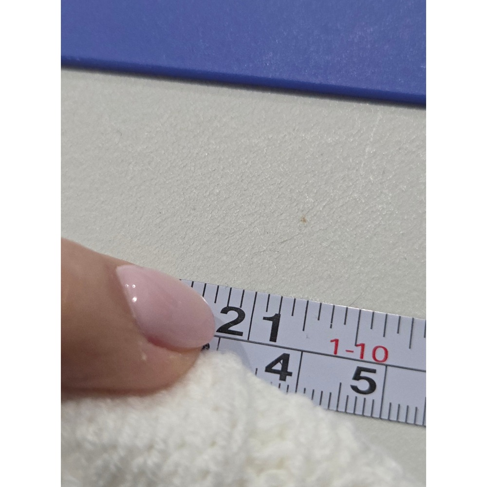 Walter Hagen Sweater Vest Womens XL White Cable Knit V-Neck Cotton Golf NWOT - Picture 7 of 9